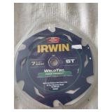 7-1/4" Irwin 6T Fiber Cement Saw Blade