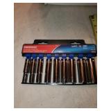Cresent 3/8" Drive 9pc Deep Socket Set