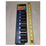 Crescent 1/2 Drive 8pc Impact mm Socket Set