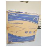 2x2 Metalux Recessed LED Panel
