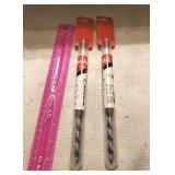 2 Makita 3/8" Ship Auger Bit