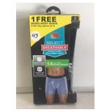 Fruit of the Loom boxer briefs 4 pairs sz sm