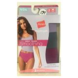 Hanes 3 pairs Hi-cut panties sz 9/2xl