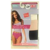 Hanes 3 pairs Hi-cut panties sz 9/2xl