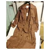 Womens Long Wind Coat with Belt
Size :