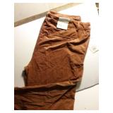 Womens High Waist Wide Leg Corduroy Pants