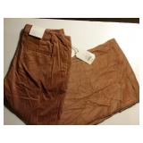 Womens High Waist Wide Leg Corduroy Pants