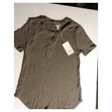Womens New Day Short Sleeve Ribbed Top
SIZE: