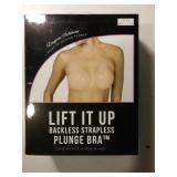 Lift it up backless strapless plunge bra 
Size:
