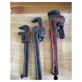 3 pipe wrenches