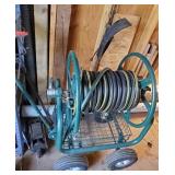 Garden Hose Reel Cart on Wheels