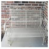 Wrought Iron 2-Seat  Glider