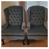Blue High Back Chairs