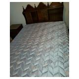 Full Size Bed with Mattress Headboard, Frame