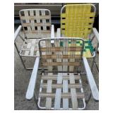 Metal Vintage Woven Chairs