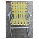 Vintage Aluminum Framed  Lawn Chair