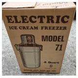 4 Quart Electric Ice Cream Freezsr