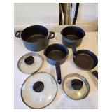 Revere Ware 7pc Pots & Pans with Lids