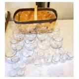 Blasket & all Glass Candle Decor