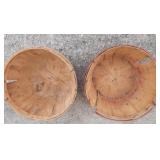 2 Half Bushel Baskets
