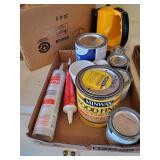 Paint,Stain, Silicone, Putty