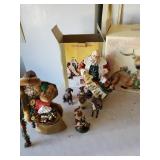 Santa and deer set