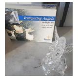 Angel 10pc Lights & plastic angel