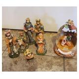 6pc Nativity Set & Musical Nativity