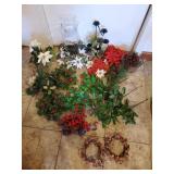 10 Candle Holder Rings, extra Flowers