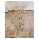 8 Kerr Quart Size Canning Jars
