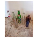 Old Glass Pop Bottles &  Medicine Bottles