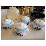 4pc small canister set 2 Cake pans,misc items