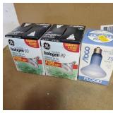 3 Halogen Lights 2-90w 1 75w