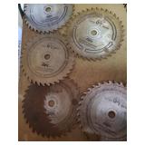 5 Skil Saw Blades 6-1/2"