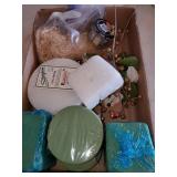 Styrofoam floral craft, misc items