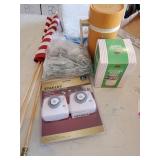 Stanley Timers, Thermos, Flags, Curtain hooks