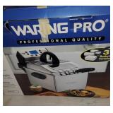 Used Waring Pro 3 Basket Deep Fryer
