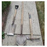 Shovels and pick axe