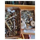 Assortment of Bolts, pieces, etc.
