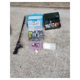 Fishing Poles, Tackle Boxs