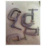 4 Vintage Clamps