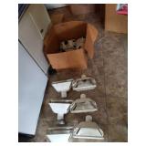 11 light fixtures, surgical lights