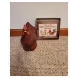 2pc Chicken Decor