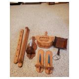 7 pc Wooden  Wall Decor