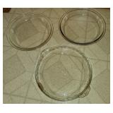 Pyrex pie plates