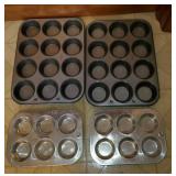 4 Muffin Pans