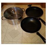 3pc Kitchen Ktchen Pan & Skillet Set