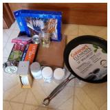 12" Cuisinart Skillet, Toothpicks, Salt&Pepper set