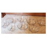 8 Dessert Glass Bowls