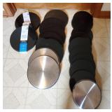 Burner Covers 2 New Sets 7 Lrg Used 10 sm Used